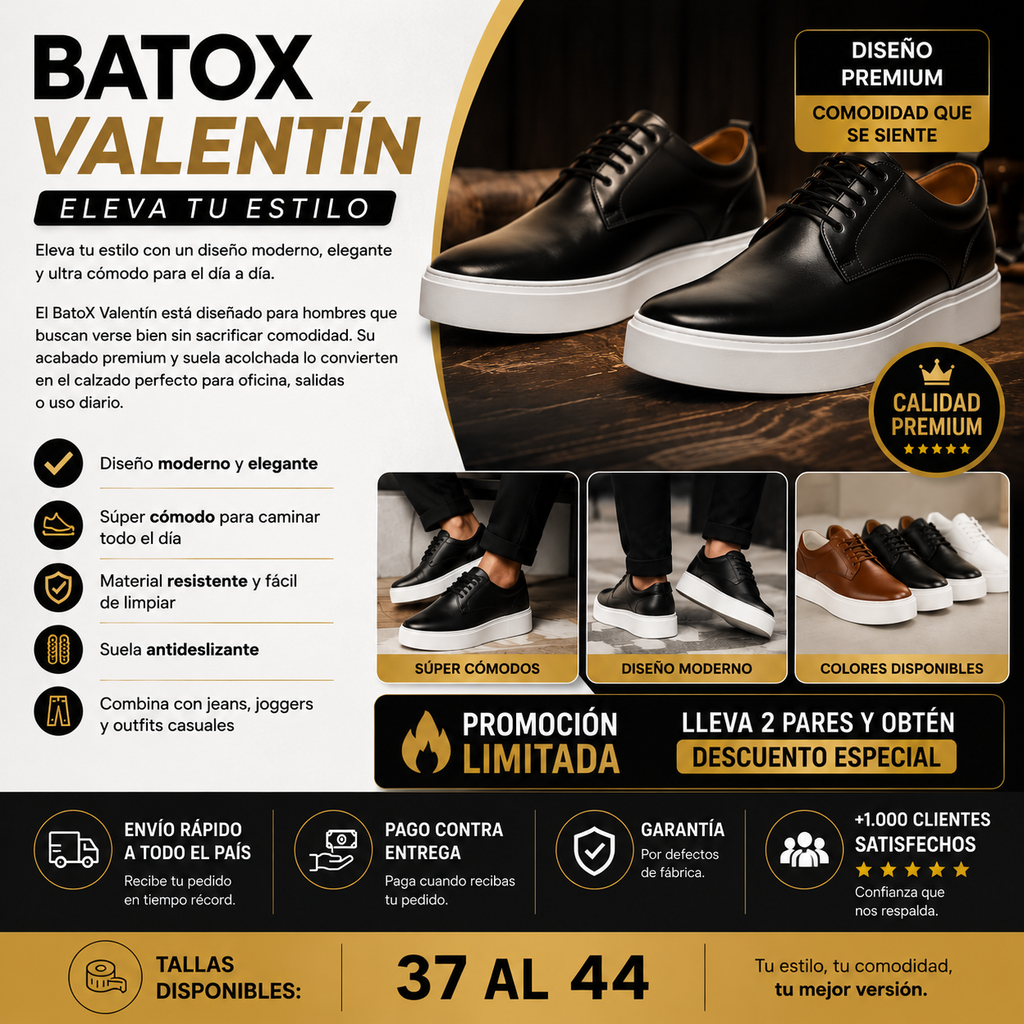 Zapato Casual Hombre BatoX Valentín