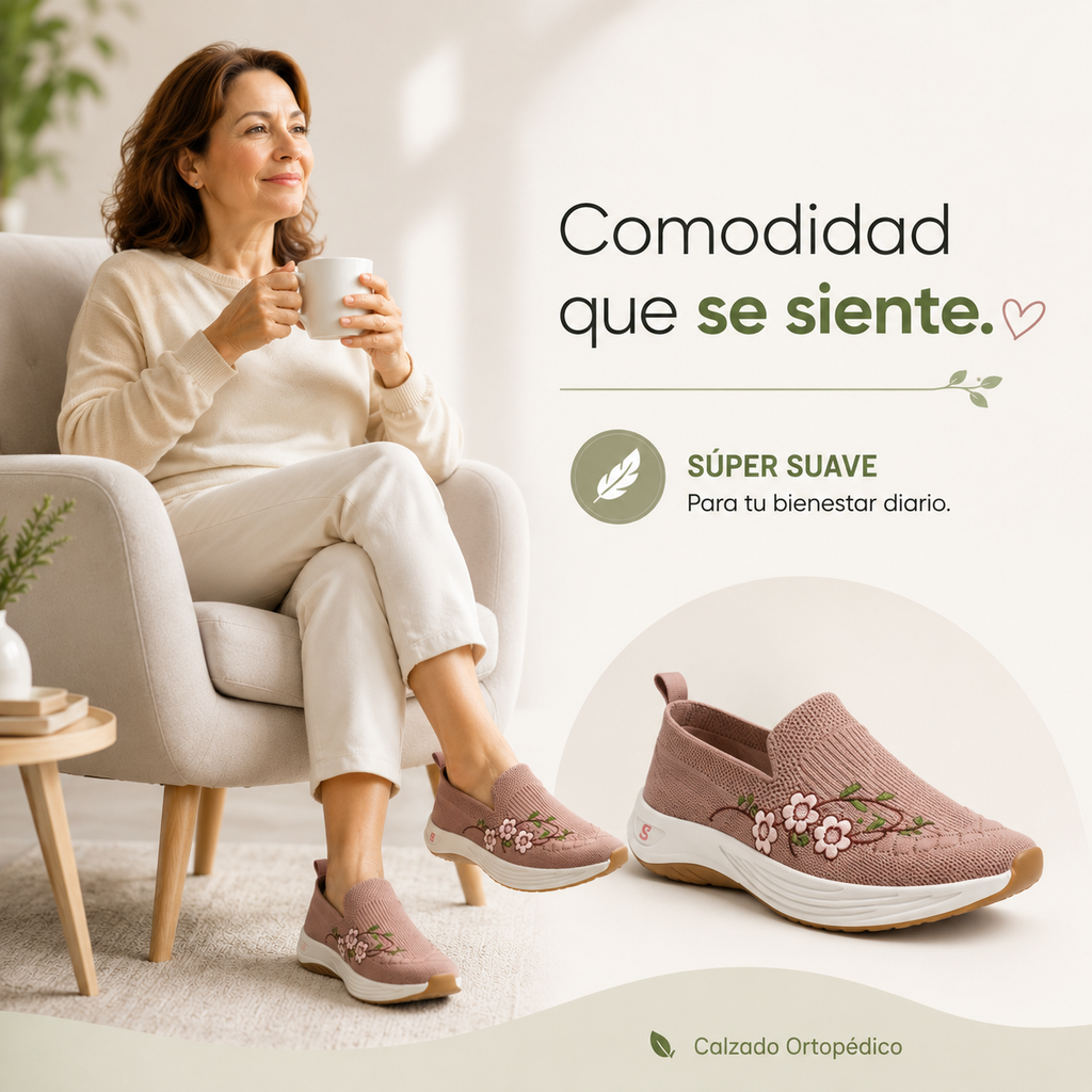 Tenis Mujer Slip On Antideslizantes | Súper Cómodos y Livianos