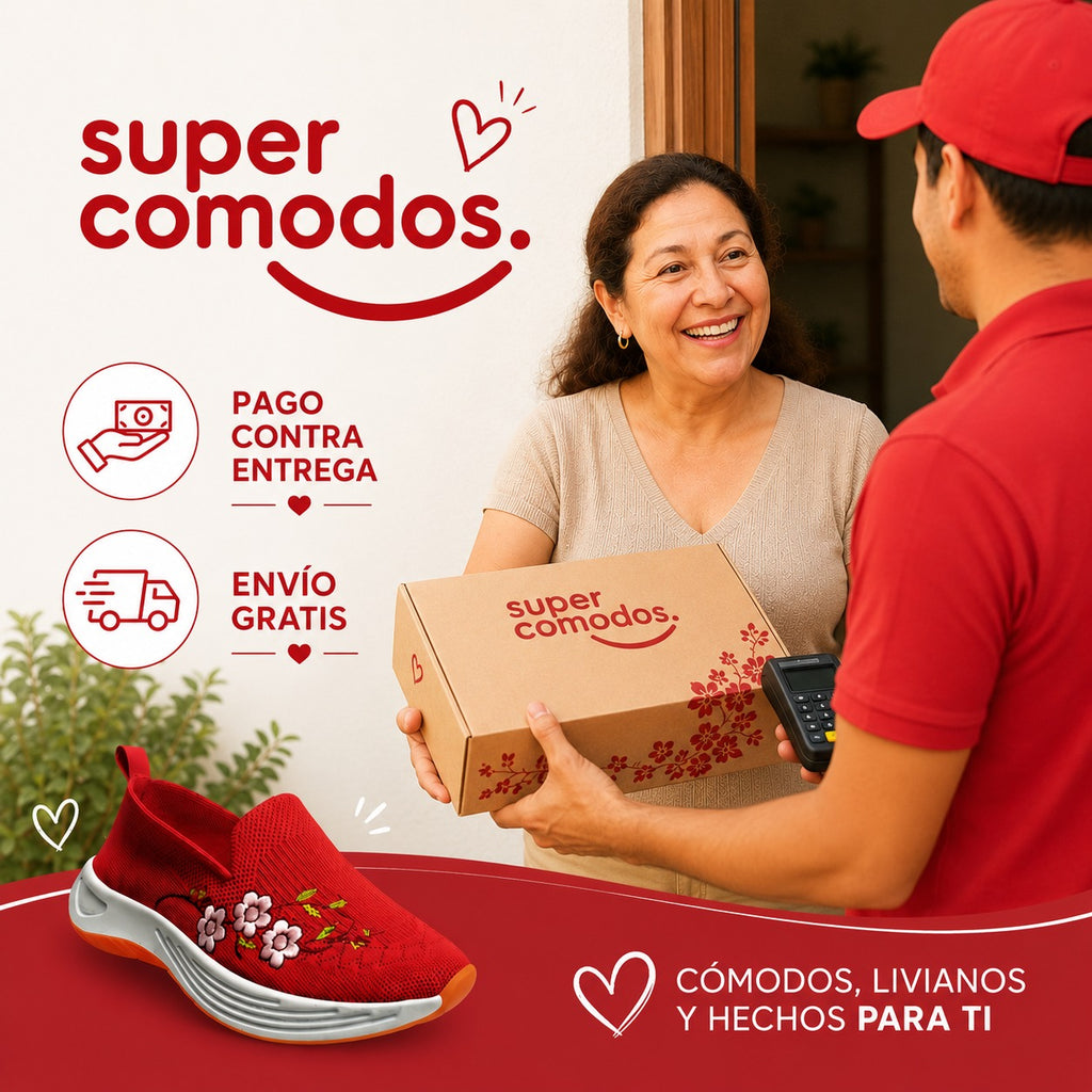 Tenis Mujer Slip On Antideslizantes | Súper Cómodos y Livianos