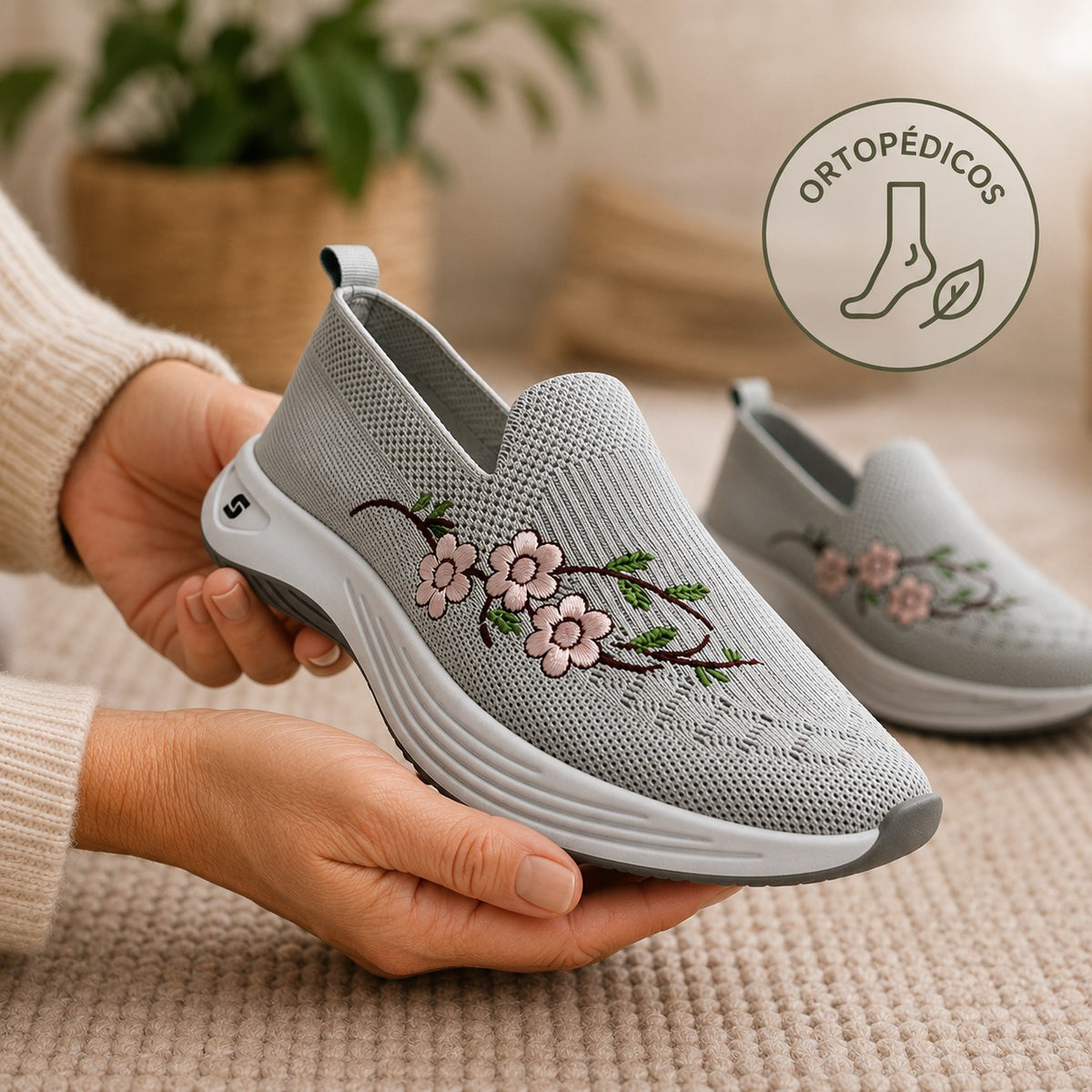 Tenis Mujer Slip On Antideslizantes | Súper Cómodos y Livianos
