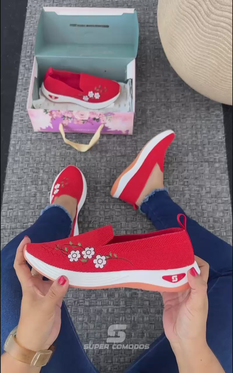 Tenis Mujer Slip On Antideslizantes | Súper Cómodos y Livianos